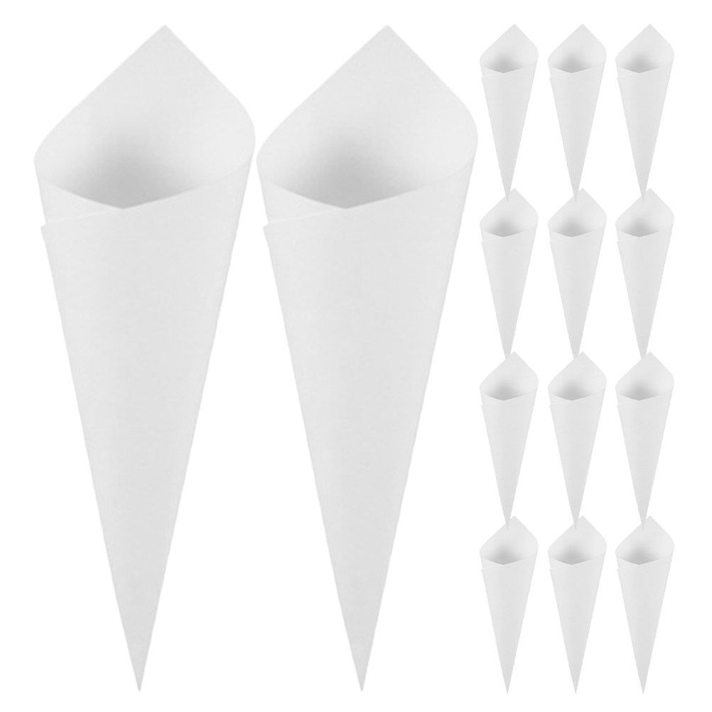 Papercraft Supply Confetti - 60Pcs Kraft Paper Confetti Cones Elegant