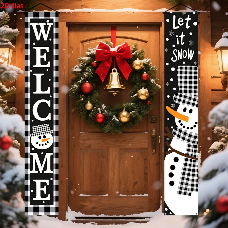 Wedding Power Supply - 1pc2D flat, Christmas decoration banner for