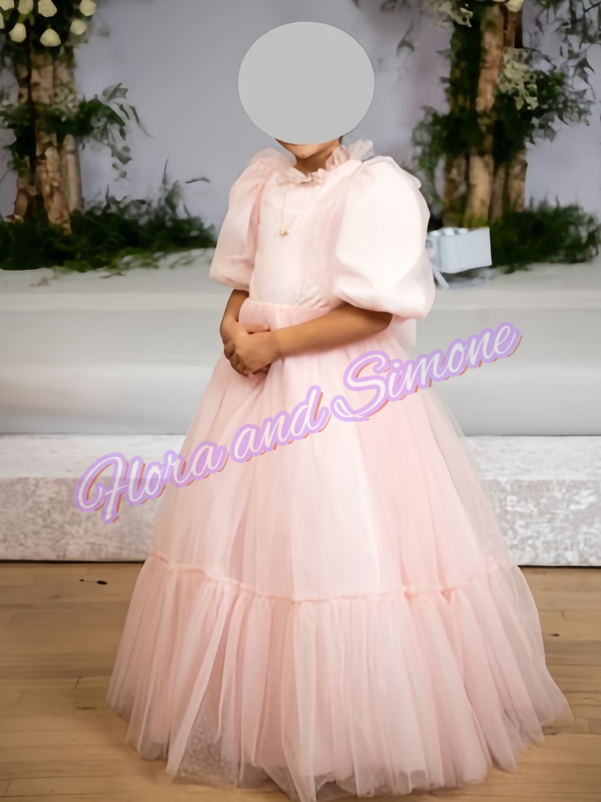 Bridal Sash Ribbon - Bow Pink Half Sleeves Lace Chiffon