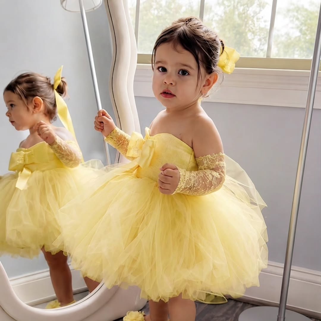 Princess Yellow Flower Girl Dr - Bridal Sash Ribbon review and price