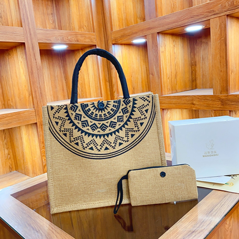 2 Pcs Linen Tote Bag Large Cap - Wedding Vendor review and price