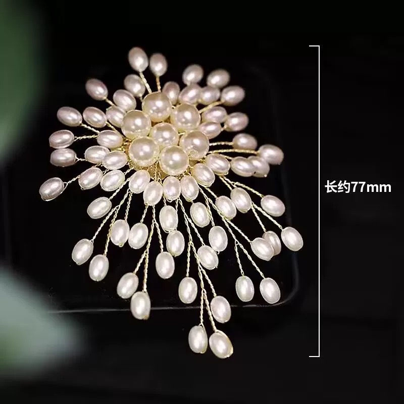 Pearls Brooch for Elegant Wome - Suit Supply Wedding Party review and price