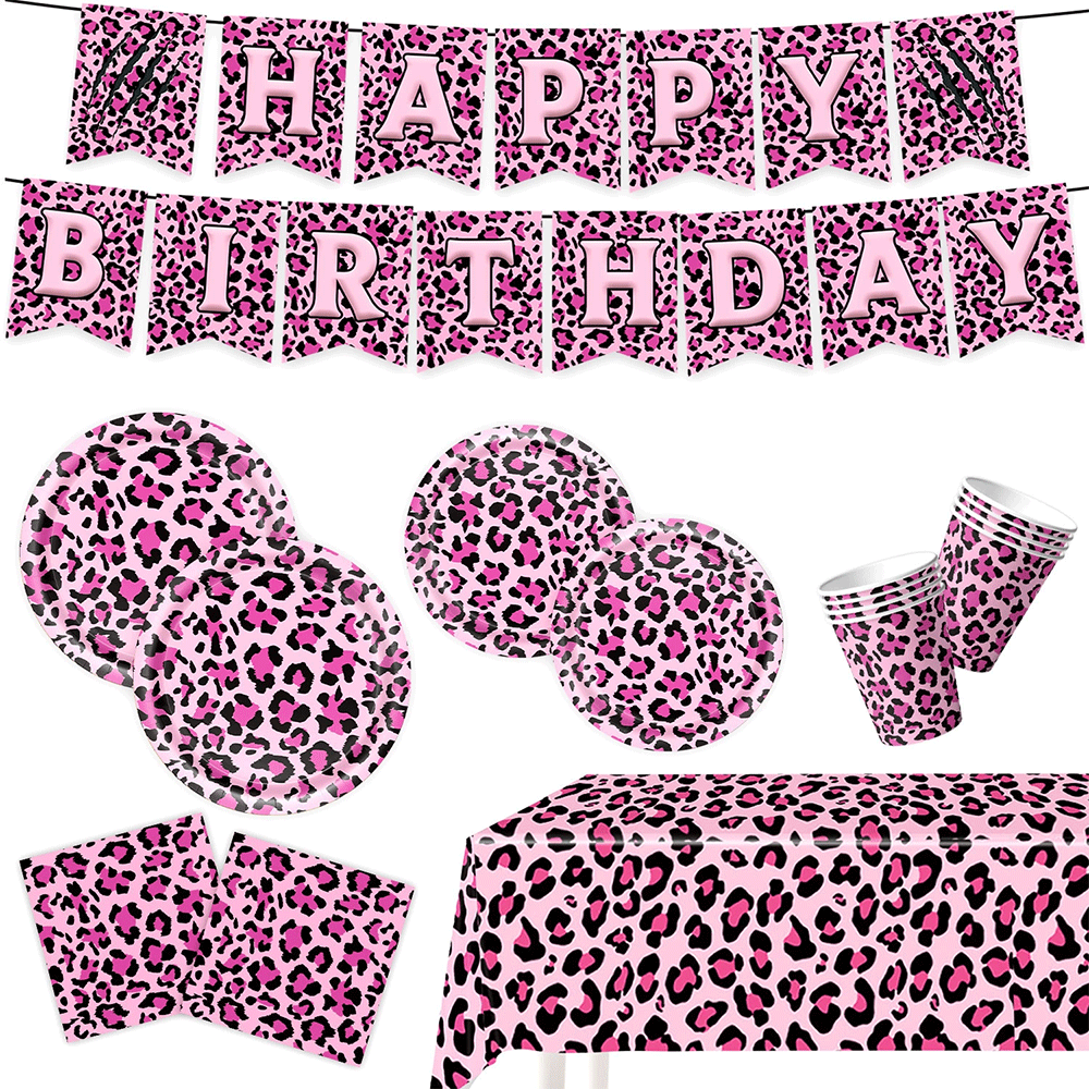 Pink Leopard Print Birthday Pa - Wedding Day Supply Kit review and price