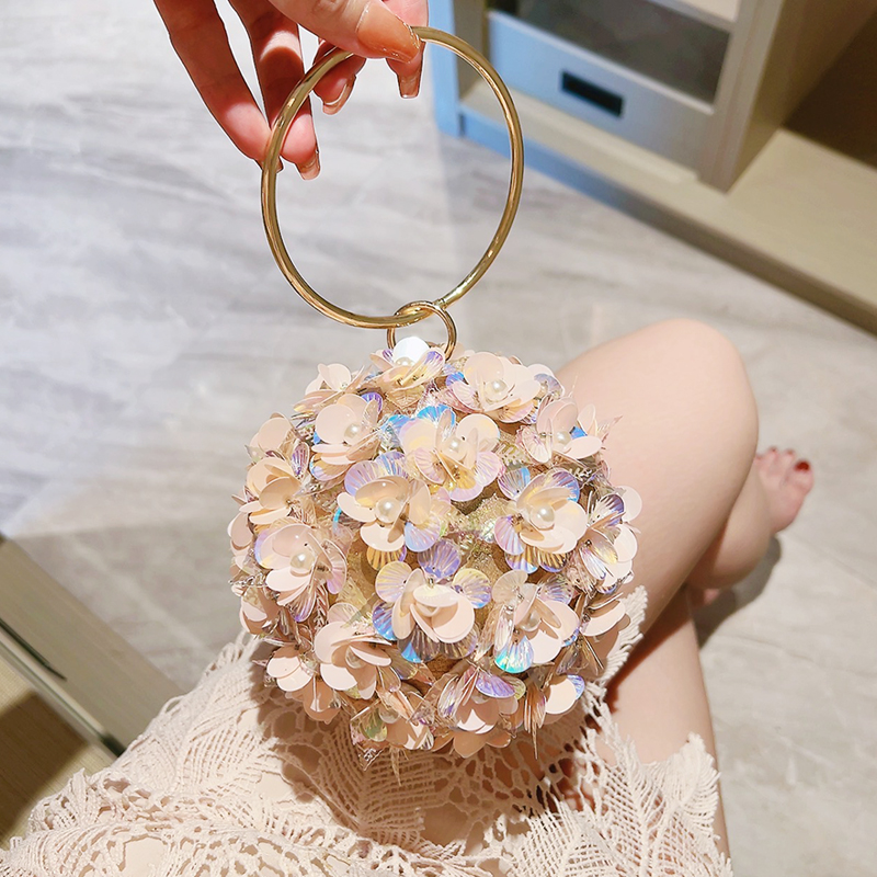 Mini Sequin Flower Evening Bag - Wedding Vendor review and price