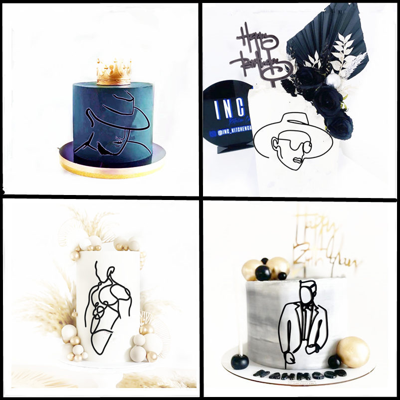 Sketch Face Acrylic Birthday C - Suit Supply Wedding Party review and price