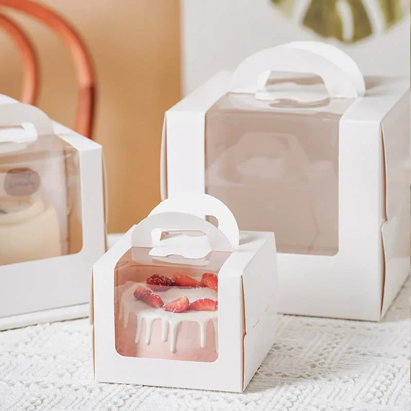 10pcs White Cake Box with Hand - Wedding Supply.Box review and price