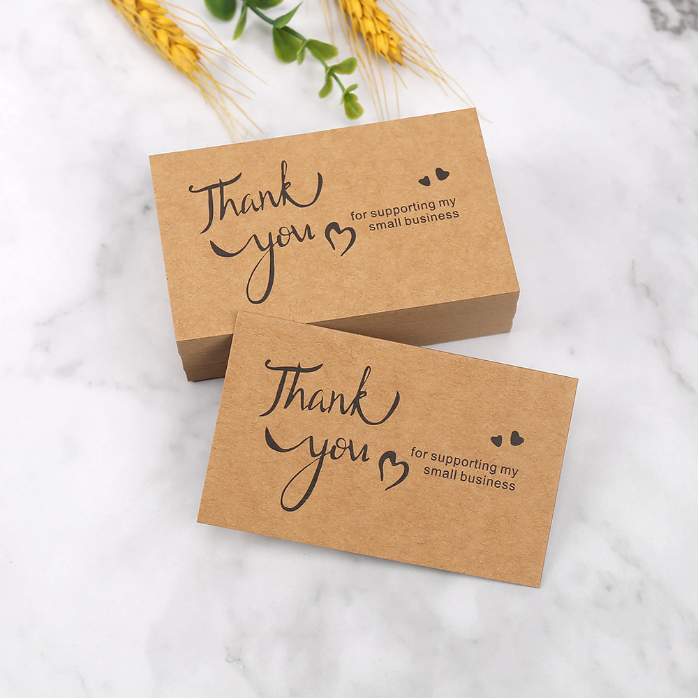 50pcs Thank You Cards Kraft Pa - Wedding/Event Supply Store review and price