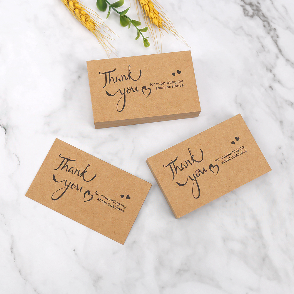 50pcs Thank You Cards Kraft Pa - Wedding/Event Supply Store review and price