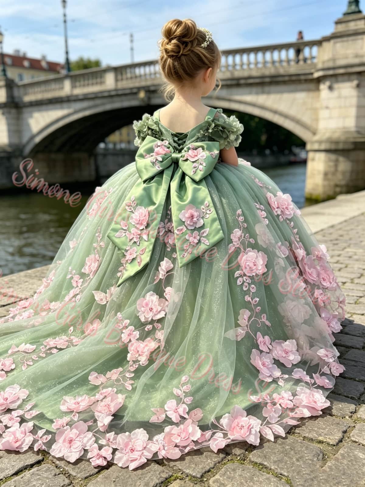High Quality Luxury Floral Gir - Bridal Sash Ribbon review and price