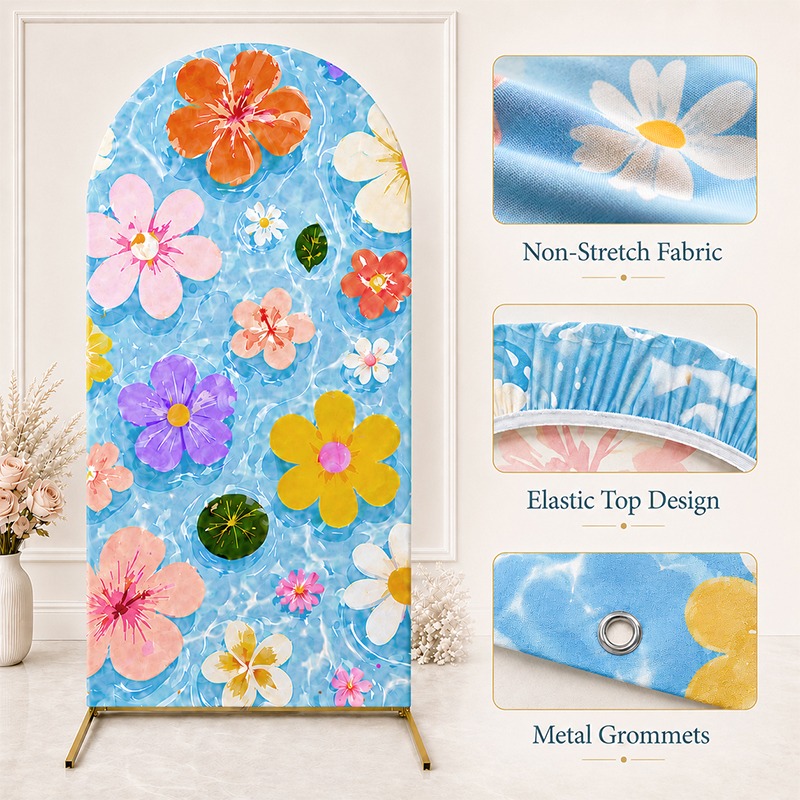 2D Flat Arch Backdrop Cover Si - Wedding Zoo review and price