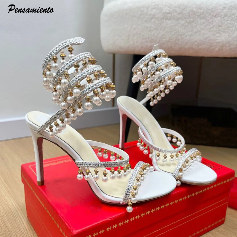 Luxury Rhinestones Pearls Tass - Wedding Super review and price