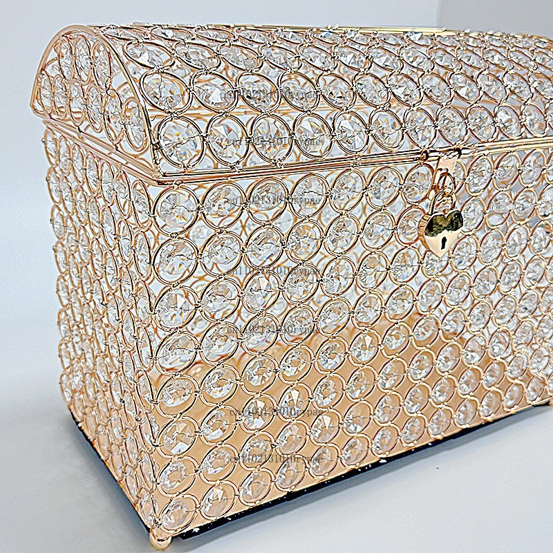 Crystal jewelry box, money jar - Wedding Supply.Box review and price