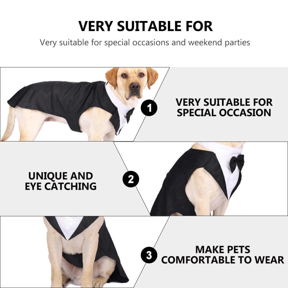 Pet Dog Clothes Fashion Party  - Suit Supply Wedding Party review and price