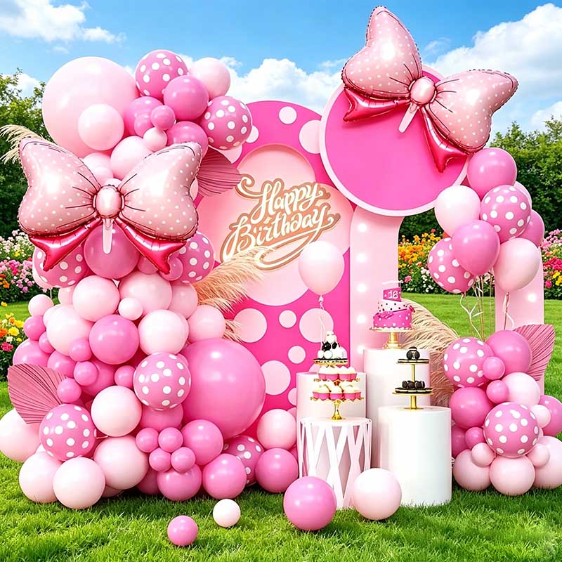 99pcs Pink Bow Minnie Foil Bal - Wedding Day Supply Kit review and price