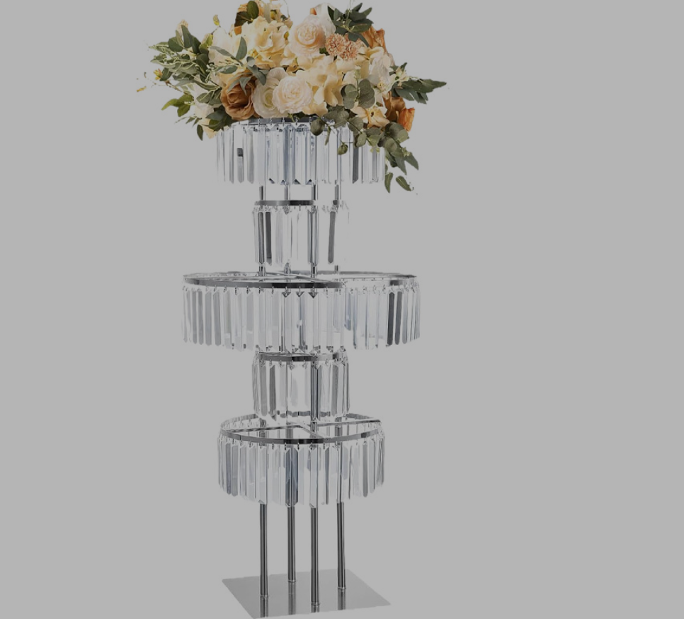 4 PCS Flower Rack Crystal Road - Wedding/Event Supply Store review and price