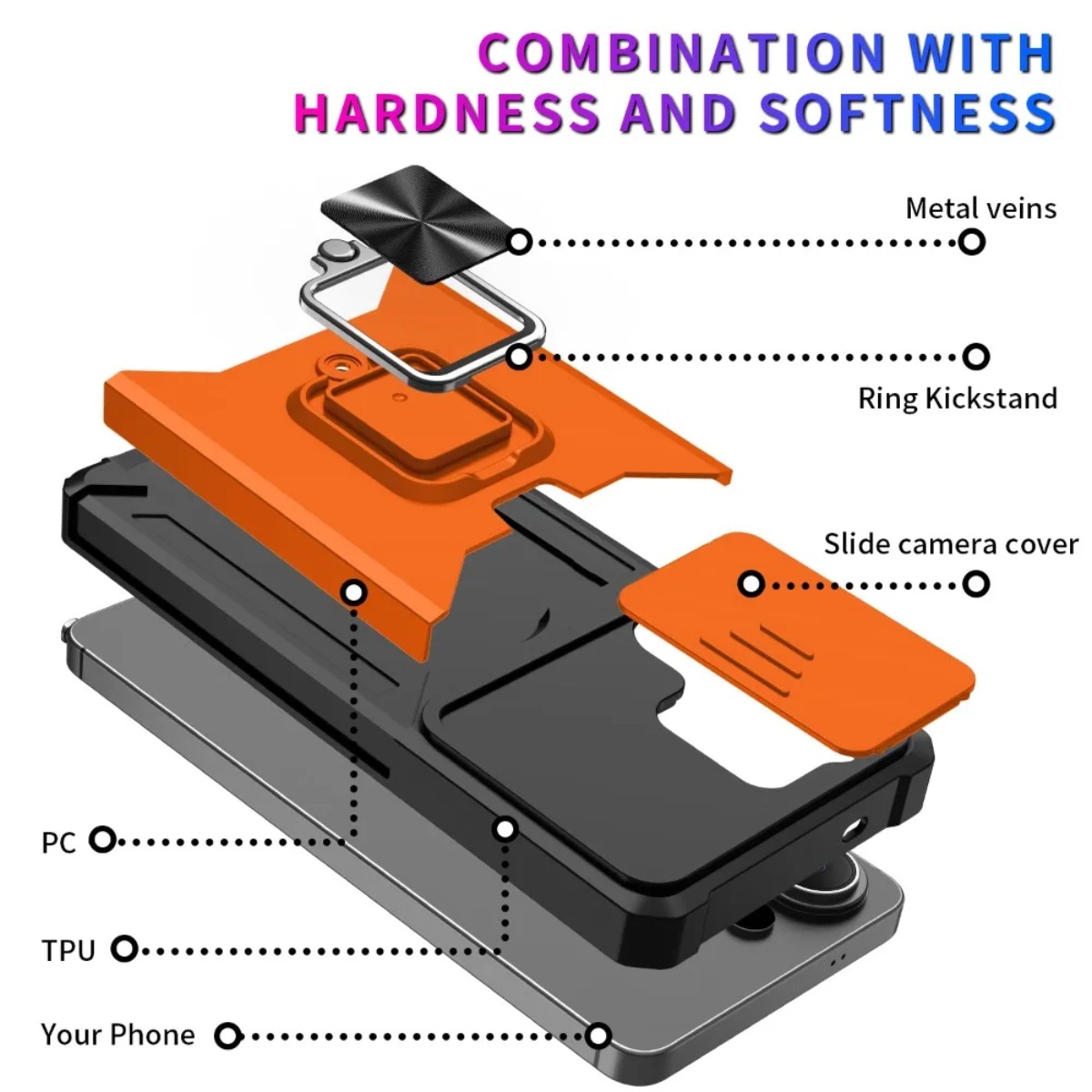 Card Slot Ring Holder Phone Ca - Place Card Holder review and price