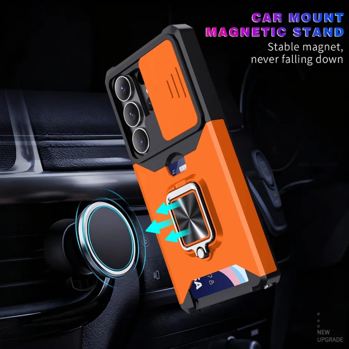 Card Slot Ring Holder Phone Ca - Place Card Holder review and price