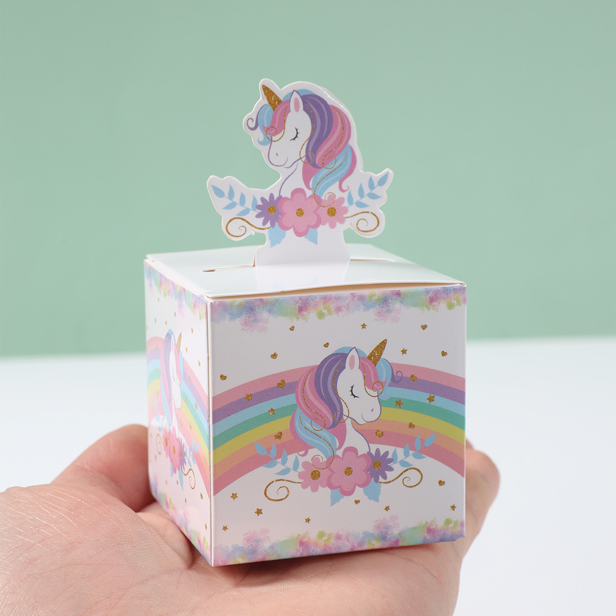 12/24pcs Unicorn 3D Paper Cand - Wedding Supply.Box review and price