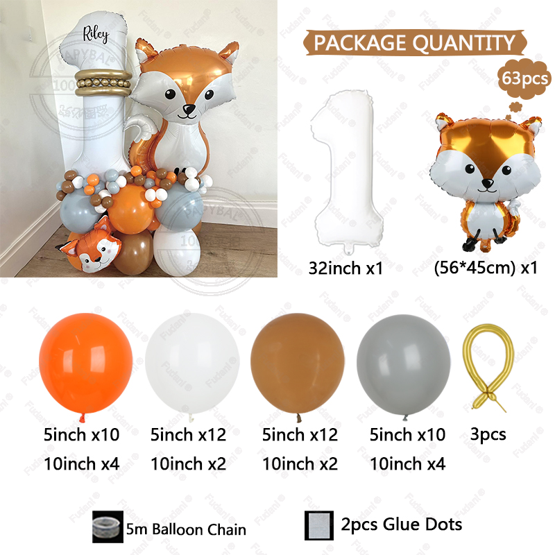 63Pcs Jungle Zoo Smart Fox Alu - Wedding Zoo review and price