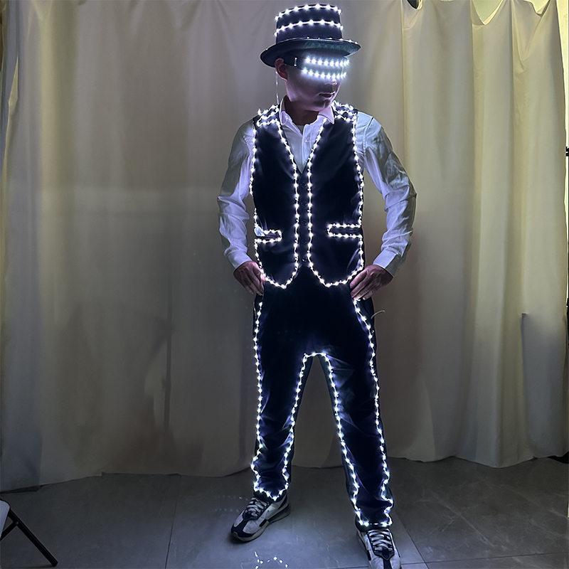 Full Color LED Costume Luminou - Suit Supply Wedding Party review and price