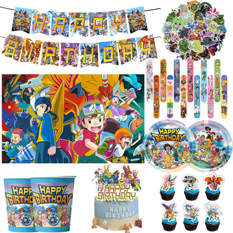 Digimon Themed Birthday Party  - Wedding Day Supply Kit review and price