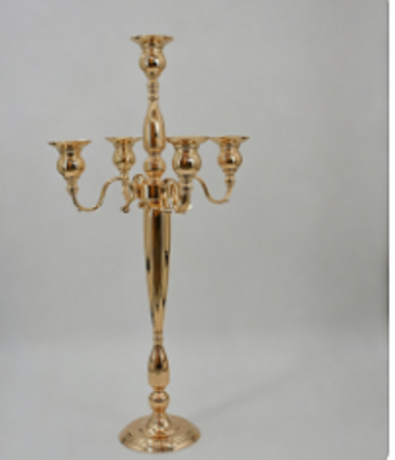 10pcs Gold Metal Candelabra 5- - Wedding Party Supply Store review and price